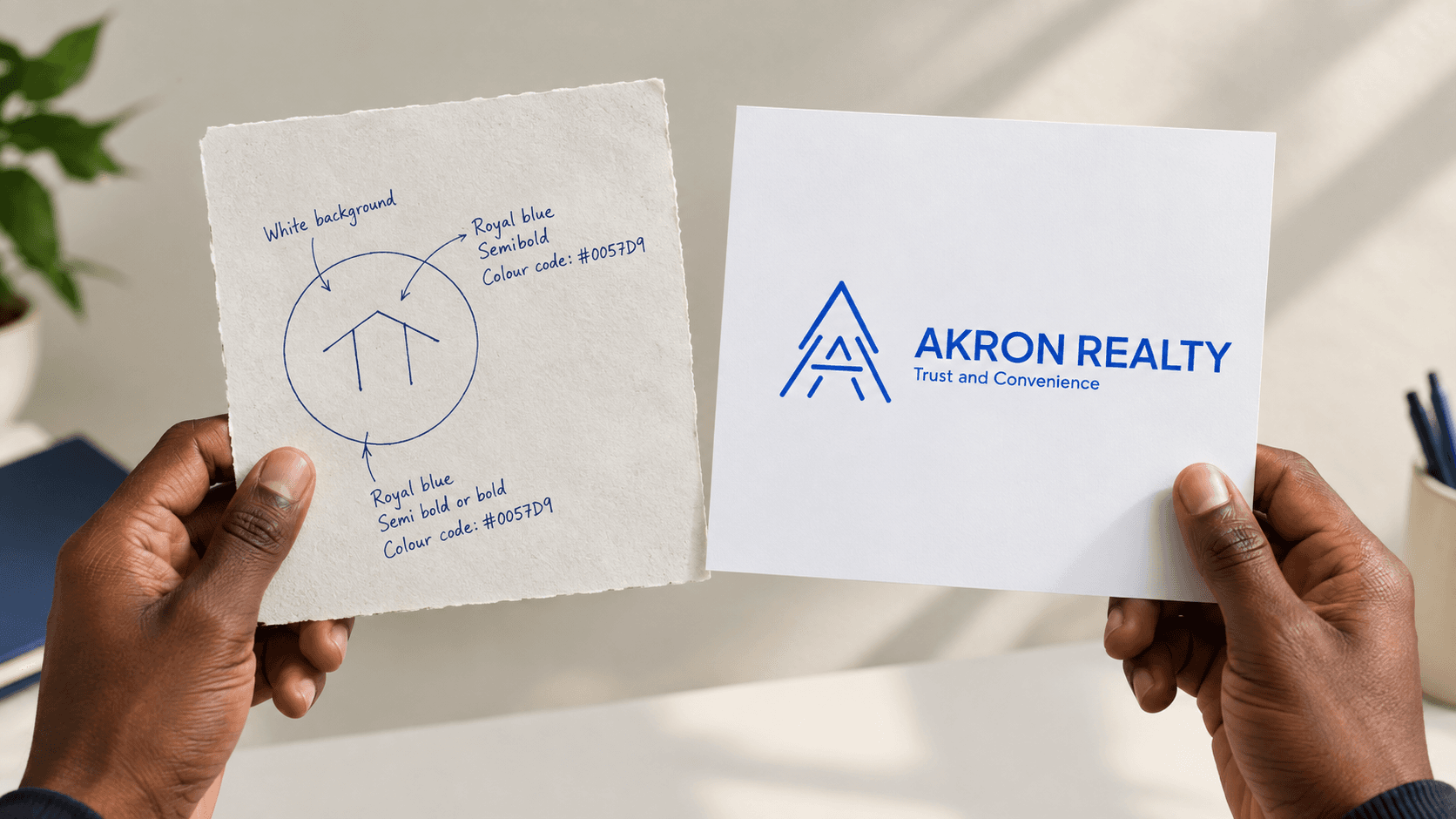 How I Created a Brand Identity for Akron Realty